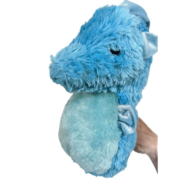 Aurora Destination Nation Blue Seahorse Plush 11 Inch Stuffed Animal Toy Cute So - Picture 2 of 6